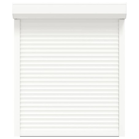 Store Roulant Blanc 100 x 120 cm Aluminium et Polyuréthane 640464640464