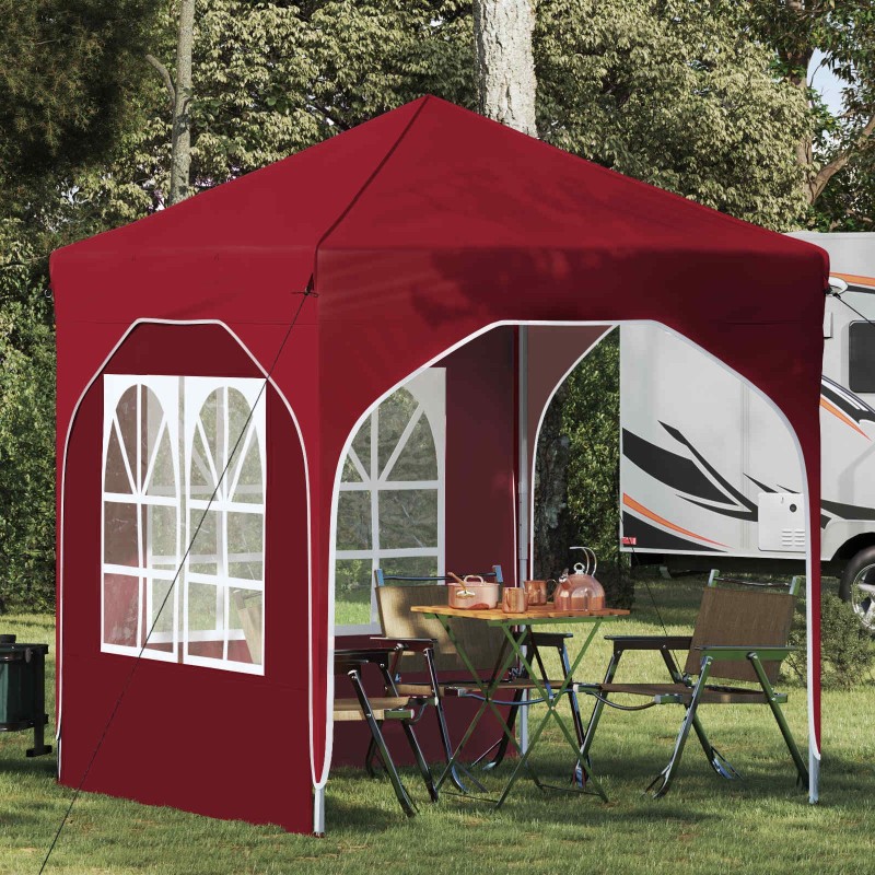 Tente de fête pop-up 192 x 192 x 245 cm Bordeaux 640470640470