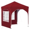 Tente de fête pop-up 192 x 192 x 245 cm Bordeaux 640470640470