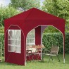 Tente de fête pop-up 192 x 192 x 245 cm Bordeaux 640470640470