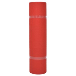 Tapis Uni Rouge 1,2 x 12 m Polyester 640471640471