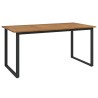 Table de jardin et pieds en forme de U 160x80x75 cm bois acacia 640474640474