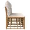 Canapé de jardin 4 places sans accoudoir 4 pcs 640477640477