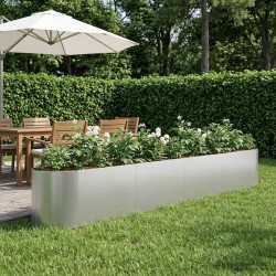 Jardin surélevé Acier galvanisé 380 x 40 x 40 cm Acier 640478640478