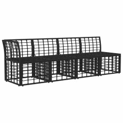 Canapé de jardin 4 places avec accoudoir gauche 4 pcs 640481640481