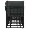 Canapé de jardin 4 places avec accoudoir gauche 4 pcs 640481640481
