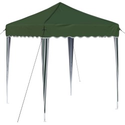 Tente de fête pop-up 195 x 195 x 245 cm Vert Tissu Oxford 640483640483
