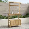 Table de bar extérieure Naturel 110 x 50 x 210 cm Bambou 640486640486
