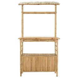 Table de bar extérieure Naturel 110 x 50 x 210 cm Bambou 640486640486