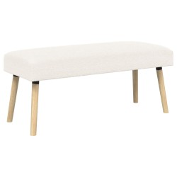 banc Uni Crème 110 x 40 x 46 cm Bouclé 640488640488