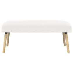 banc Uni Crème 110 x 40 x 46 cm Bouclé 640488640488