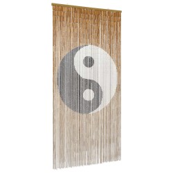 Rideau de porte anti-insectes multicolore 200 x 100 cm Bambou 640497640497