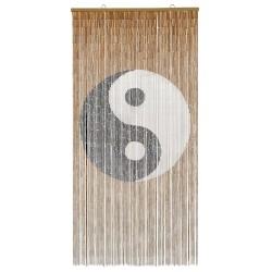 Rideau de porte anti-insectes multicolore 200 x 100 cm Bambou 640497640497