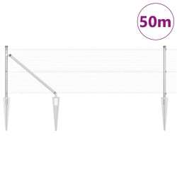 Clôture en fil soudé avec pointes 50 x 0,6 m Acier galvanisé 640498640498
