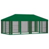 Housse de tonnelle avec murs latéraux Vert 600,5 x 300,5 cm 640509640509
