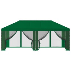 Housse de tonnelle avec murs latéraux Vert 600,5 x 300,5 cm 640509640509