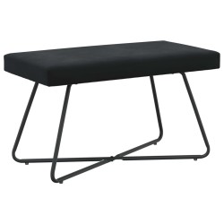 banc Uni Noir 80 x 40 x 45 cm Velours 640529640529