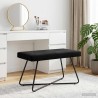 banc Uni Noir 80 x 40 x 45 cm Velours 640529640529