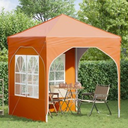 Tente de fête pop-up 192 x 192 x 245 cm Orange 640534640534