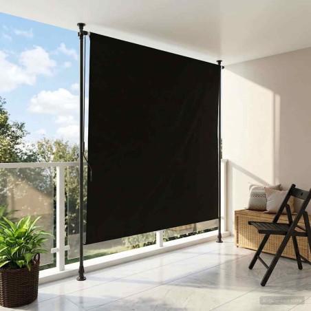 Store Roulant Extérieur Noir 120 x 270 cm 640538640538