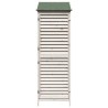 Abri de jardin Blanc 59 x 56 x 176 cm Bois de Sapin Massif 640539640539