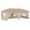 Tente de fête pop-up 575 x 288 x 245 cm Crème 640548640548