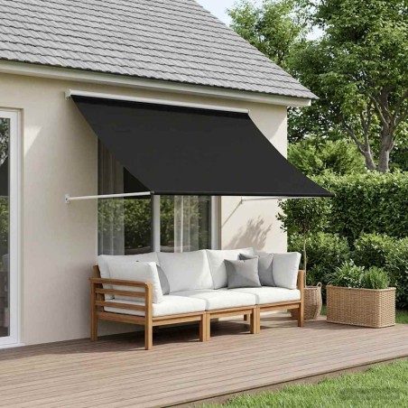 Auvent Noir 300 x 150 cm 640550640550