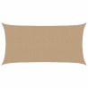 Voile d'ombrage 160 g/m² Taupe 2x3,5 m PEHD 640557640557