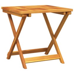 Table pliable de jardin 50x50x50 cm bois d'acacia solide 640562640562
