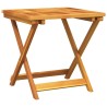 Table pliable de jardin 50x50x50 cm bois d'acacia solide 640562640562
