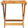 Table pliable de jardin 50x50x50 cm bois d'acacia solide 640562640562