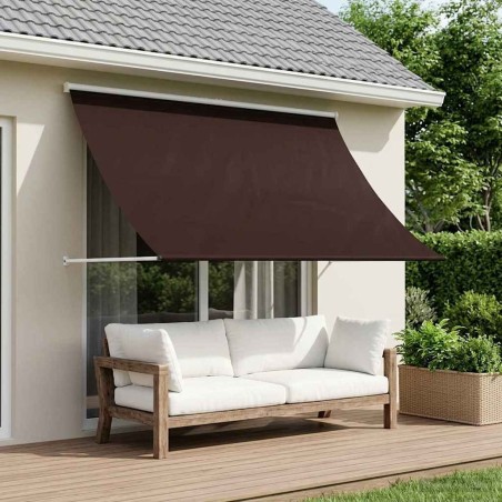 Auvent Marron 400 x 150 cm 640565640565