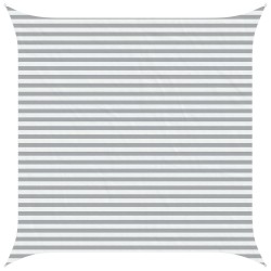 Voile d'ombre Gris clair et blanc 4 x 4 m 640579640579
