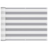 Écran de balcon Gris clair et blanc 75 x 500 cm 640582640582