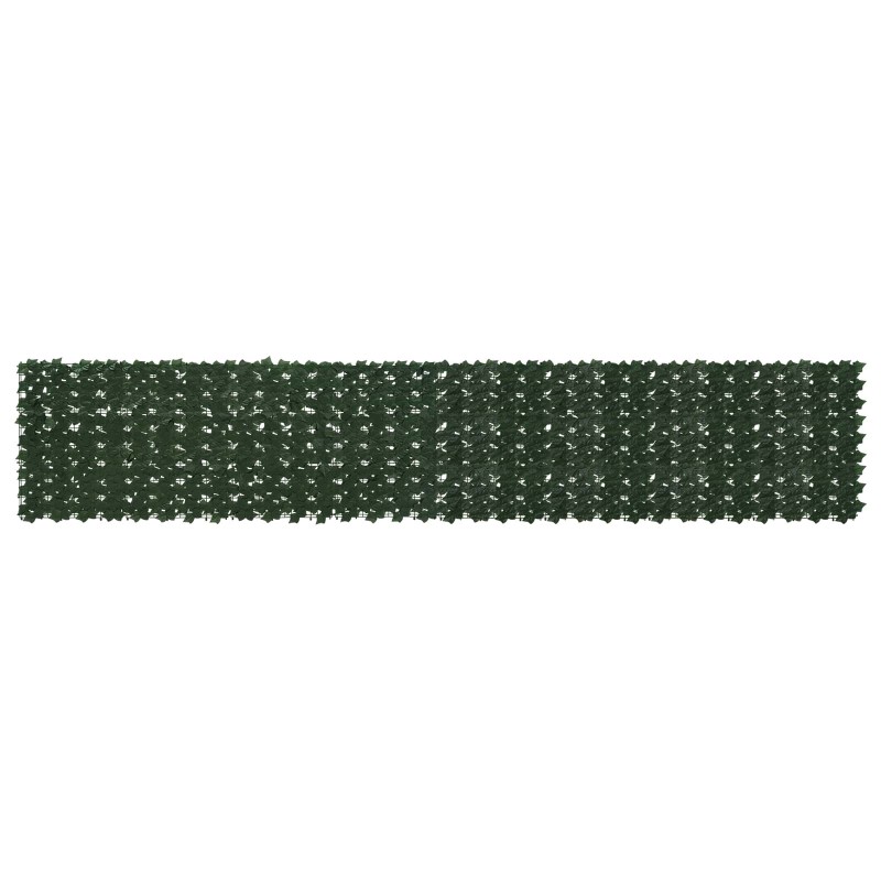 Écran de balcon avec feuilles Vert foncé 400 x 75 cm 640585640585