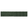 Écran de balcon avec feuilles Vert foncé 400 x 75 cm 640585640585