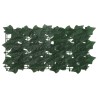 Écran de balcon avec feuilles Vert foncé 400 x 75 cm 640585640585