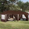 Tente de fête pop-up 575 x 288 x 245 cm Marron 640593640593