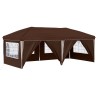Tente de fête pop-up 575 x 288 x 245 cm Marron 640593640593