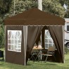 Tente de fête pop-up 195 x 195 x 245 cm Taupe Tissu Oxford 640605640605