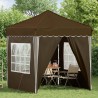 Tente de fête pop-up 195 x 195 x 245 cm Taupe Tissu Oxford 640605640605