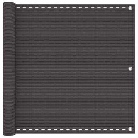 Écran de balcon Anthracite 120 x 700 cm HDPE et Aluminium 640608640608