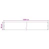Écran de balcon Anthracite 90 x 1200 cm HDPE et Aluminium 640613640613