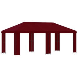 Abri de jardin 6 x 3 m Bordeaux Polyester et Acier 190 640614640614