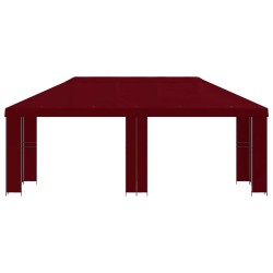 Abri de jardin 6 x 3 m Bordeaux Polyester et Acier 190 640614640614
