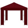 Abri de jardin 6 x 3 m Bordeaux Polyester et Acier 190 640614640614