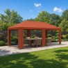Abri de jardin 6 x 3 m Terre cuite Polyester et Acier 190 640617640617
