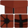 Abri de jardin 6 x 3 m Terre cuite Polyester et Acier 190 640617640617