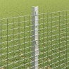 Clôture en fil soudé avec poteaux 10 x 1,2 m Acier galvanisé 640629640629