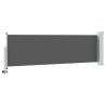Auvent latéral 100 x 300 cm 100% polyester fer acier 640632640632